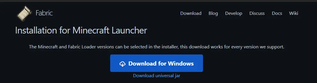 website-fabric-loader