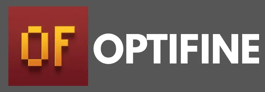 OptiFine logo over a Minecraft screenshot with shaders enabled.