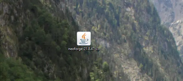 NeoForge installer file