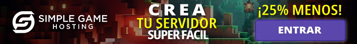 Simple Game Hosting - Crea tu servidor de Minecraft